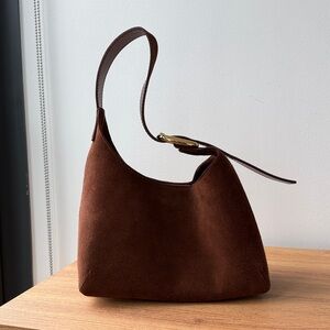 Madewell Brown Suede Shoulder Bag